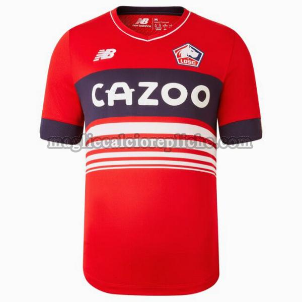 prima maglie calcio lille 2022 2023 thailandia rosso