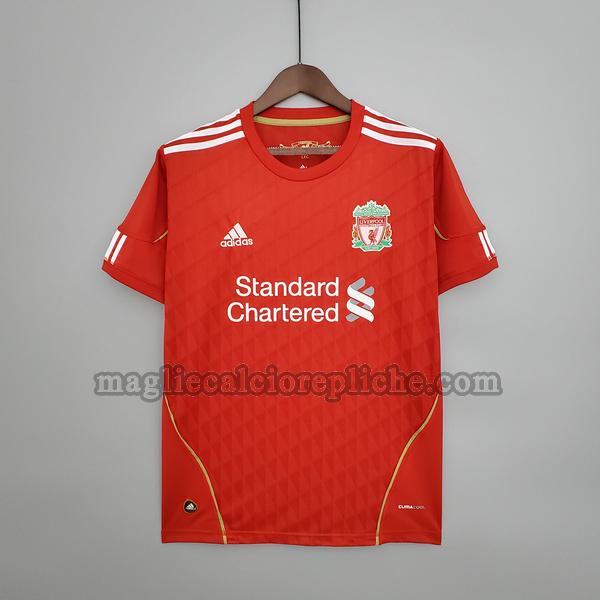 prima maglie calcio liverpool 2010 2011 rosso