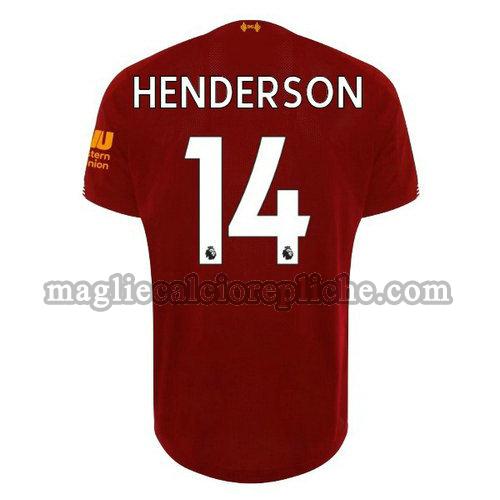 prima maglie calcio liverpool 2019-2020 henderson 14