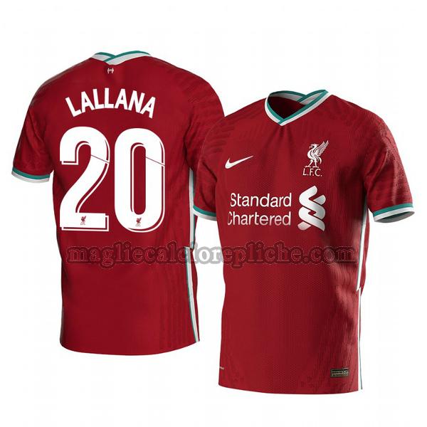 prima maglie calcio liverpool 2020-2021 adam lallana 20