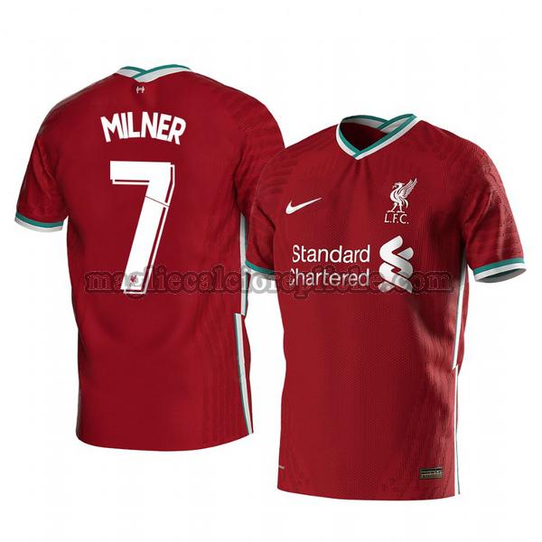 prima maglie calcio liverpool 2020-2021 james milner 7