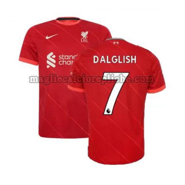 prima maglie calcio liverpool 2021 2022 dalglish 7 rosso