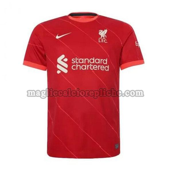 prima maglie calcio liverpool 2021 2022 rosso