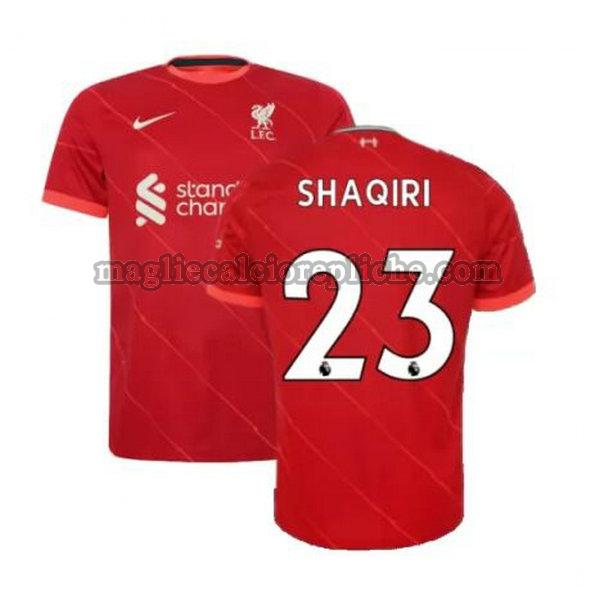 prima maglie calcio liverpool 2021 2022 shaqiri 23 rosso