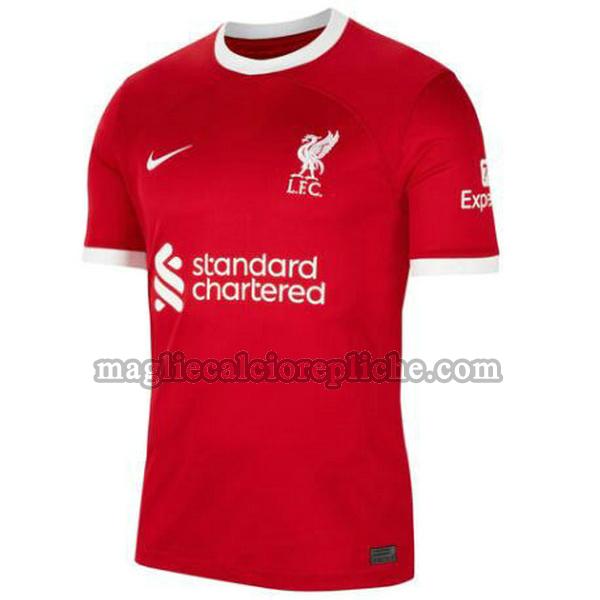 prima maglie calcio liverpool 2023 2024 rosso