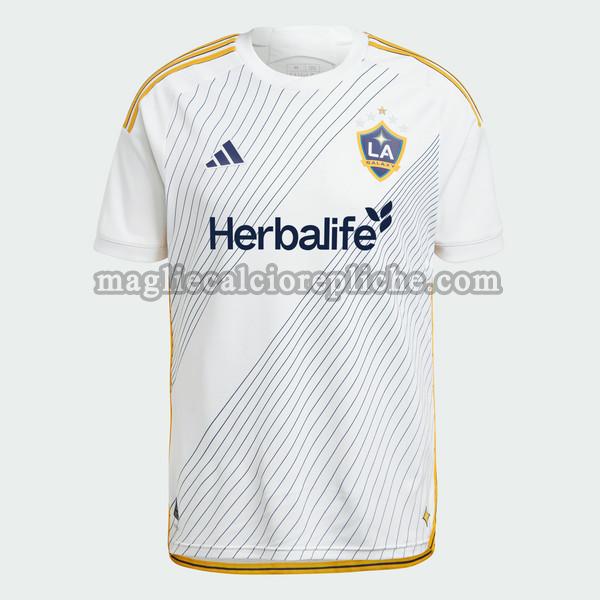 prima maglie calcio los angeles galaxy 2024 2025 thailandia bianco