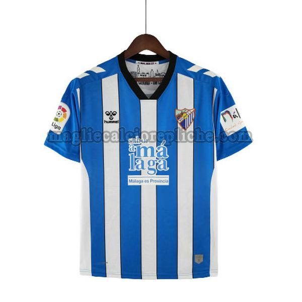 prima maglie calcio malaga 2022 2023 thailandia blu bianco