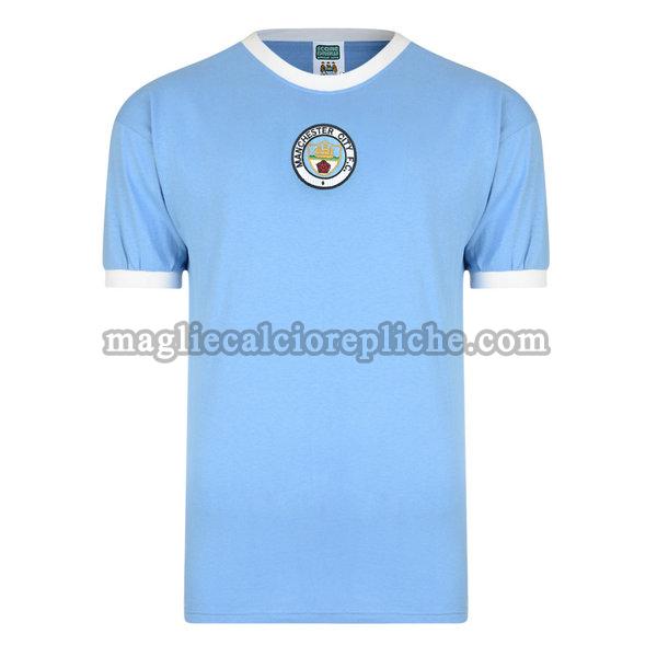 prima maglie calcio manchester city 1972 blu