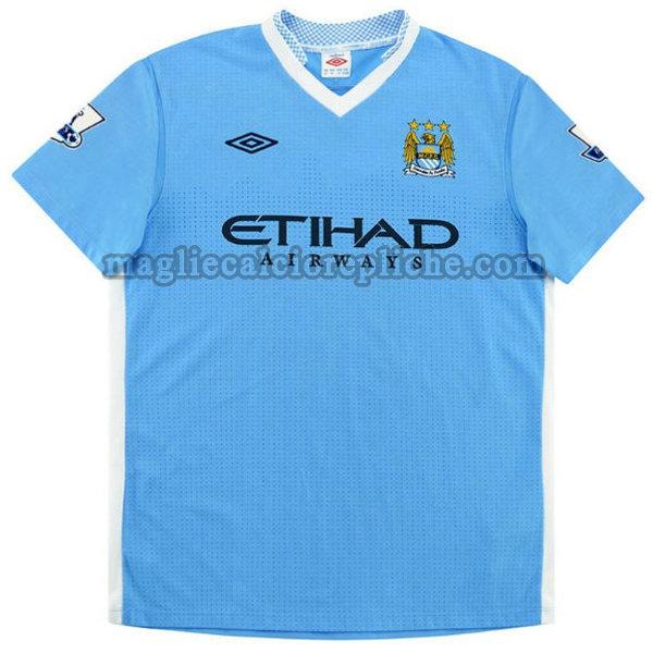 prima maglie calcio manchester city 2011-2012 blu