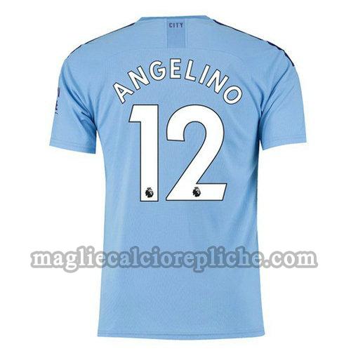 prima maglie calcio manchester city 2019-2020 angelino 12