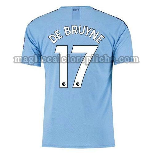 prima maglie calcio manchester city 2019-2020 de bruyne 17