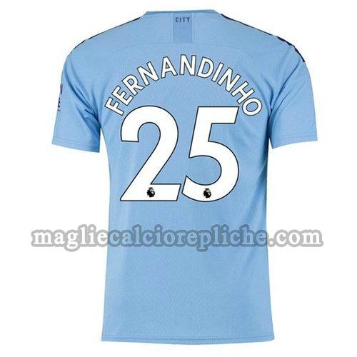 prima maglie calcio manchester city 2019-2020 fernandinho 25