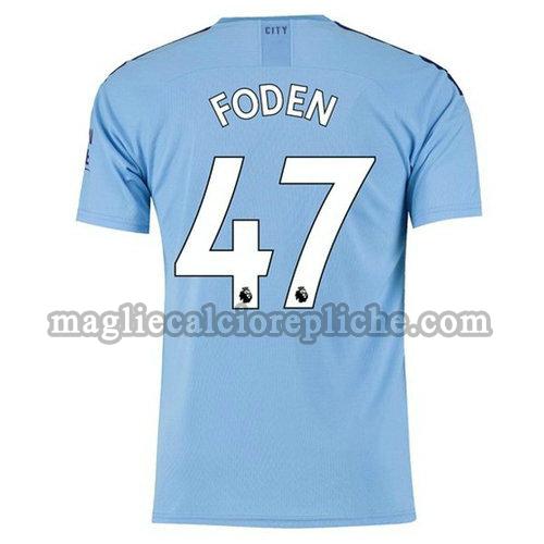 prima maglie calcio manchester city 2019-2020 foden 47