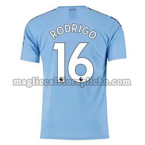 prima maglie calcio manchester city 2019-2020 rodrigo 16