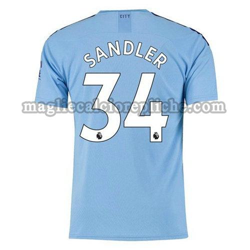 prima maglie calcio manchester city 2019-2020 sandler 34