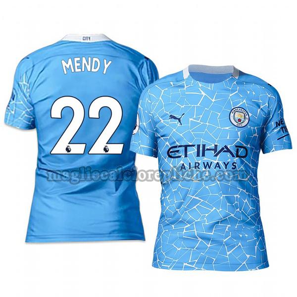 prima maglie calcio manchester city 2020-2021 benjamin mendy 22