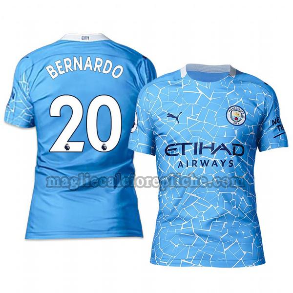 prima maglie calcio manchester city 2020-2021 bernardo silva 20