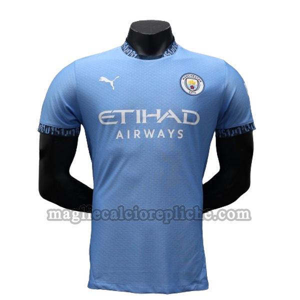 prima maglie calcio manchester city 2024 2025 player blu