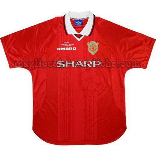 prima maglie calcio manchester united 1999 2000