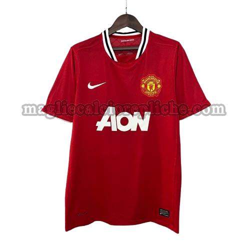 prima maglie calcio manchester united 2011 2012 rosso