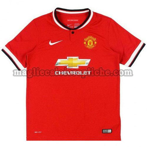 prima maglie calcio manchester united 2014 2015