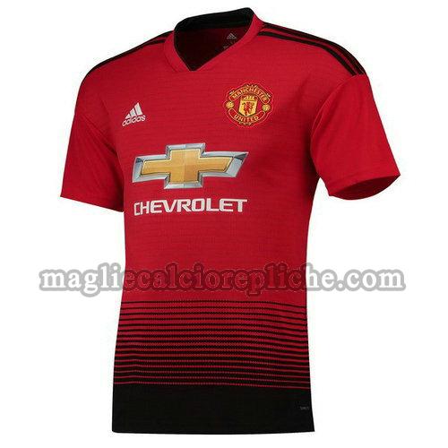 prima maglie calcio manchester united 2018-2019 thailandia