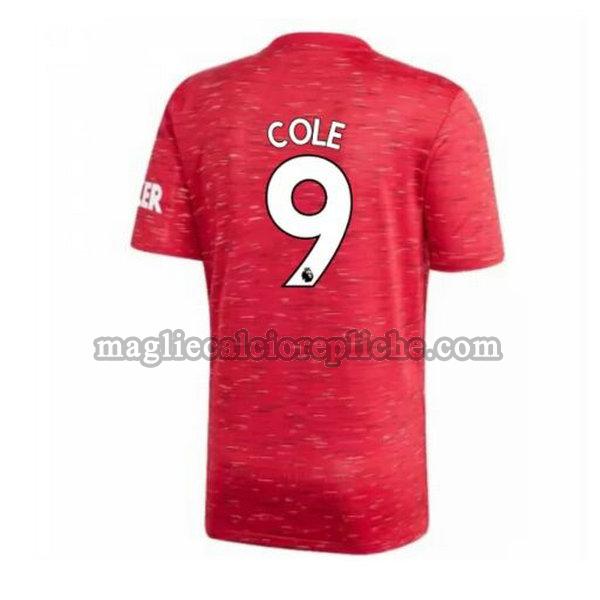 prima maglie calcio manchester united 2020-2021 cole 9