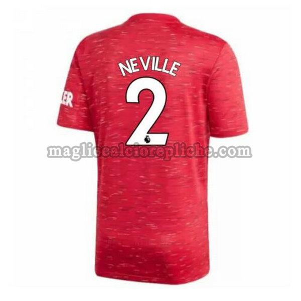 prima maglie calcio manchester united 2020-2021 neville 2