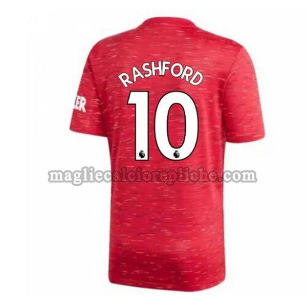 prima maglie calcio manchester united 2020-2021 rashford 10