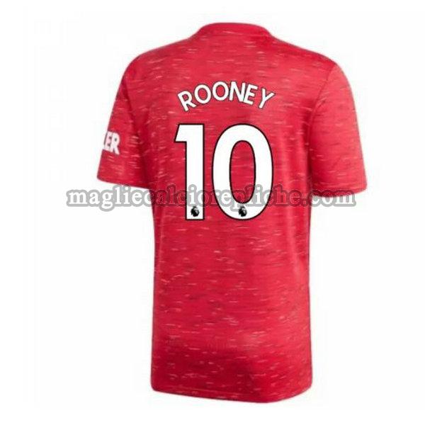 prima maglie calcio manchester united 2020-2021 rooney 10