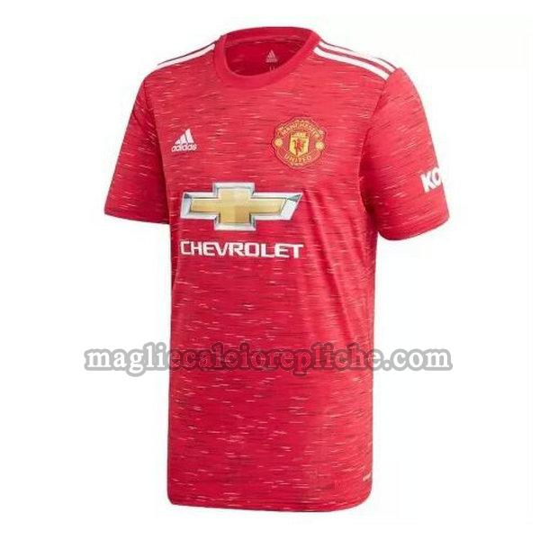 prima maglie calcio manchester united 2020-2021 thailandia