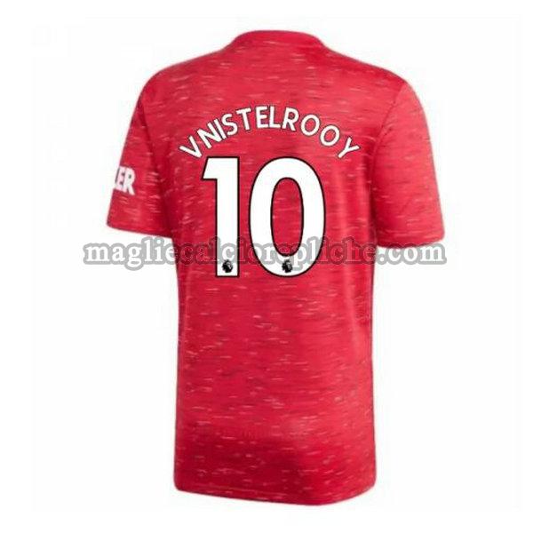 prima maglie calcio manchester united 2020-2021 v.nistelrooy 10