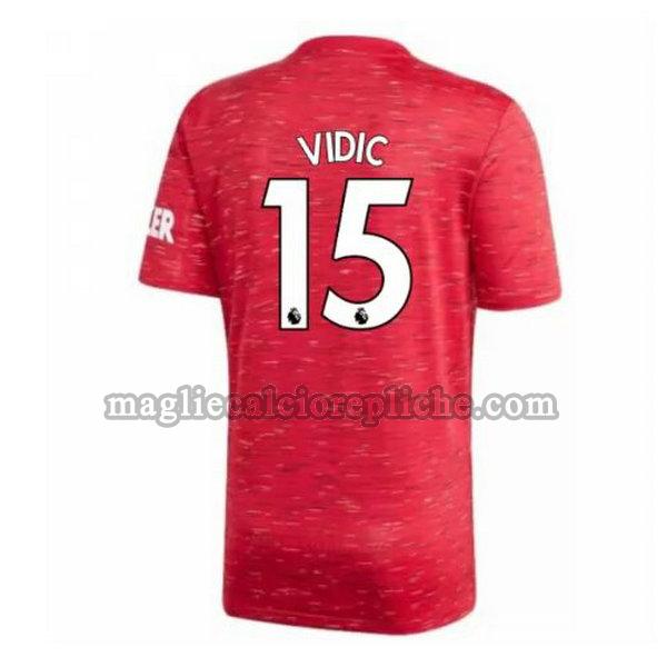 prima maglie calcio manchester united 2020-2021 vidic 15