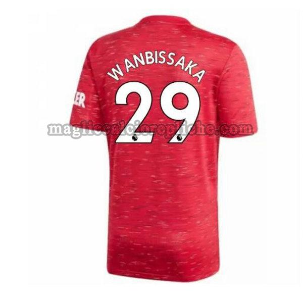 prima maglie calcio manchester united 2020-2021 wan-bissaka 29