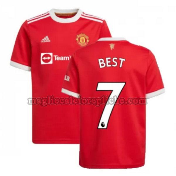 prima maglie calcio manchester united 2021 2022 best 7 rosso