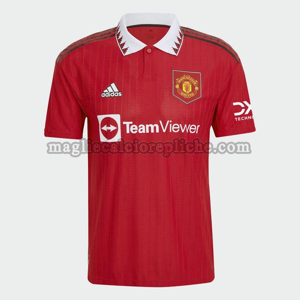 prima maglie calcio manchester united 2022 2023 rosso