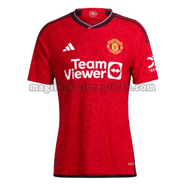 prima maglie calcio manchester united 2023 2024 rosso