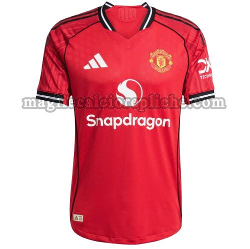 prima maglie calcio manchester united 2025 2026 rosso