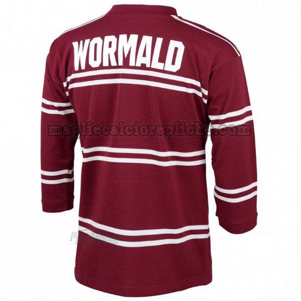 prima maglie calcio manly warringah sea eagles 1987 manica lunga porpora