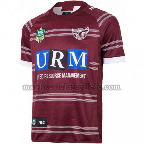 prima maglie calcio manly warringah sea eagles 2018 porpora