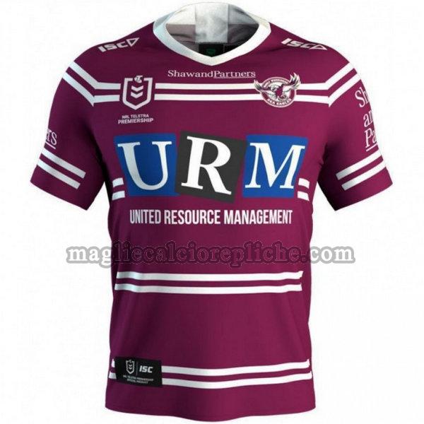 prima maglie calcio manly warringah sea eagles 2019 porpora