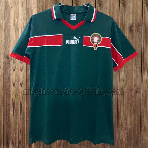 prima maglie calcio marocco 1998 verde