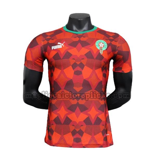 prima maglie calcio marocco 2023 player rosso