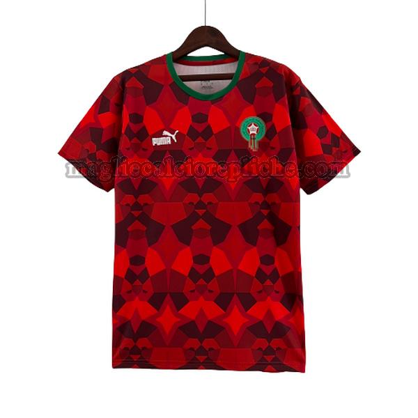 prima maglie calcio marocco 2023 thailandia rosso