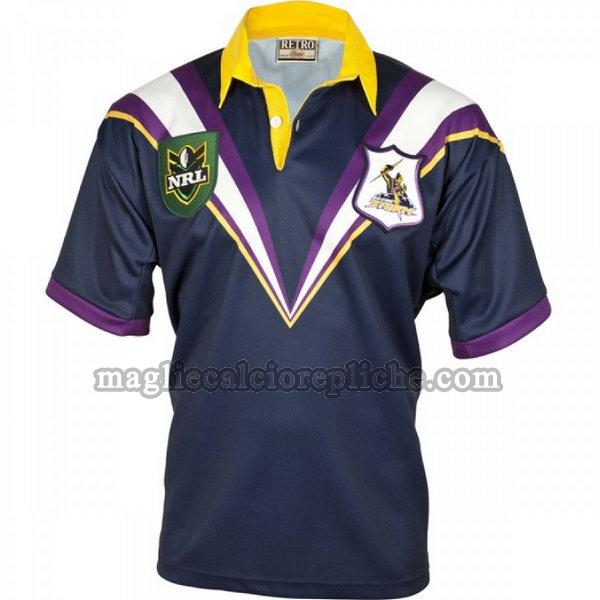 prima maglie calcio melbourne storm 1998 blu