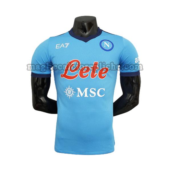 prima maglie calcio napoli 2021 2022 player blu