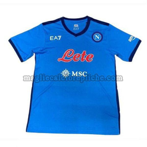 prima maglie calcio napoli 2021 2022 thailandia blu