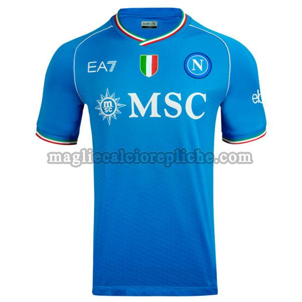 prima maglie calcio napoli 2023 2024 thailandia blu