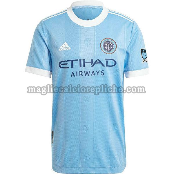 prima maglie calcio new york city 2021 2022 thailandia blu