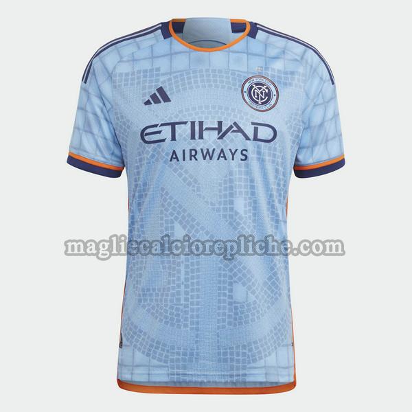 prima maglie calcio new york city 2023 2024 thailandia blu